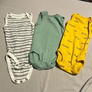 Newborn baby boy tank tops